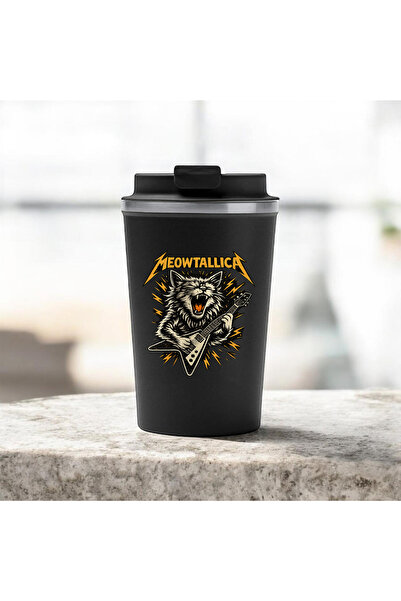 Cu Pisici Cana termos cafea-Meowtallica
