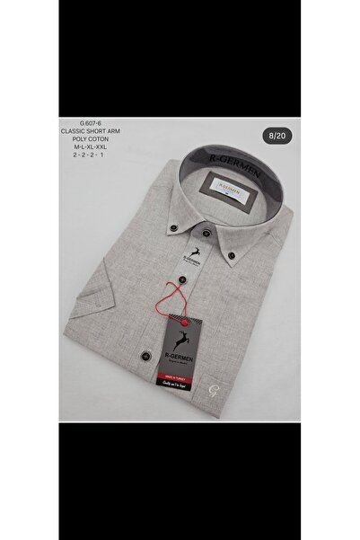 Cinar erkek giyim Men's Shirt Short Sleeve Pocket Linen Summer Classic Dad