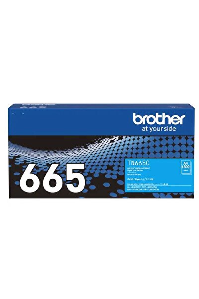 Brother TN665C Genuine Cyan Standard Yield Toner Cartridge, 1,800 Pages Yield