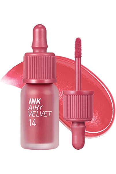 PERIPERA Ink Airy Velvet 14 Rosy Pink, 0.14 Fl Oz
