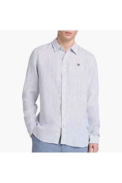 Timberland Mill Brook Linen Striped Regular Men's Shirt