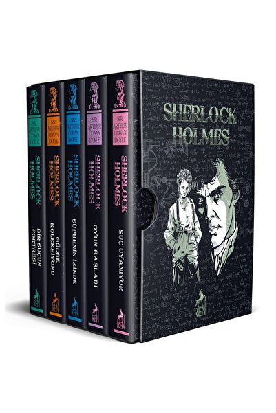Ren Kitap Sherlock Holmes 5 Kitap Özel Baskı Ciltli Set