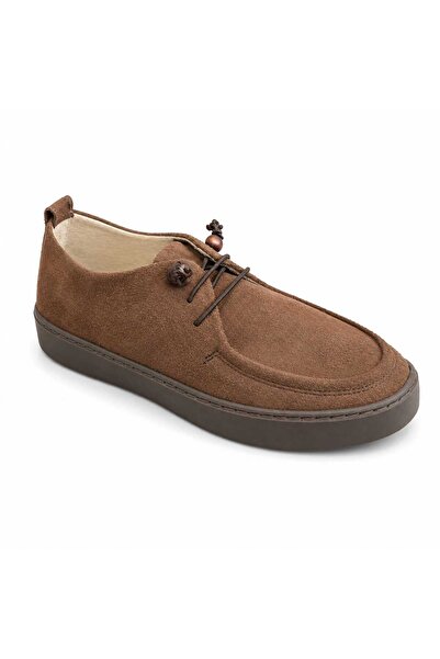 Koray Shoes أحذية نسائية من جلد الغزال البني