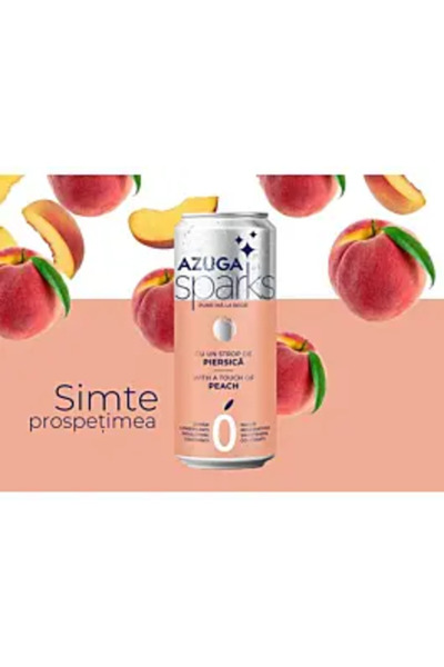 Azuga Sparks Peach 0.33 L