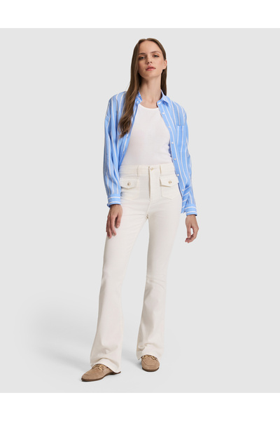 Pierre Cardin Εκρού Τζιν Παντελόνι 50324048-VR019