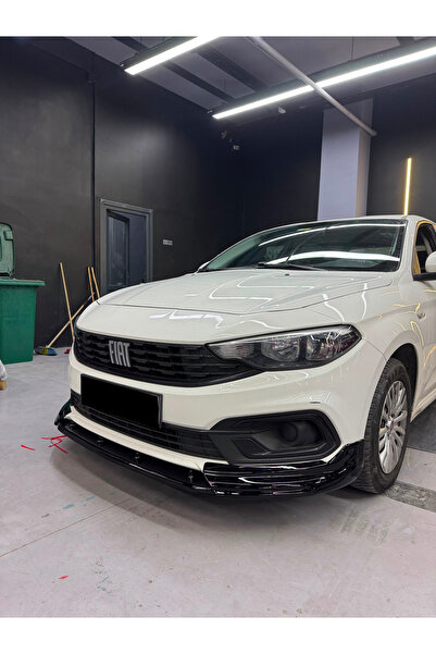 Fiat EGEA MAKYAJLI KASA ÖN EK 3 PARÇA PARLAK SİYAH