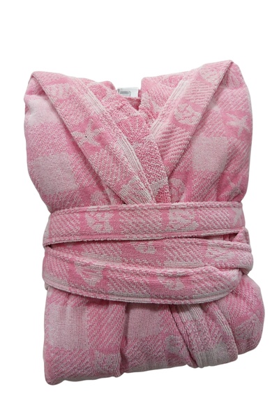 Özdilek (OUTLET) Shell Plaid Kadife Kapüşonlu Bornoz (XL BEDEN)