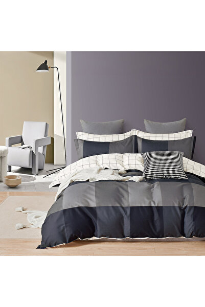 Beauty Home Σετ παπλωματοθήκη υπέρδιπλη Memories Art 12696 230x250 Ανθρακί