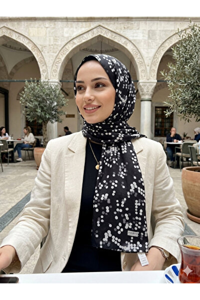 REMOMODA Polka Dot Patterned Cotton Soft Shawl, High Quality