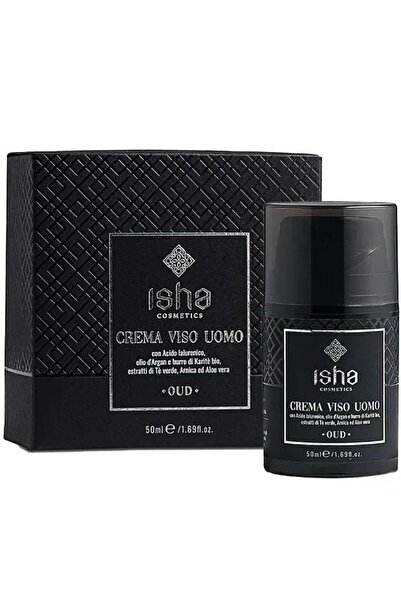 isha Crema de fata cu acid hialuronic si ulei de argan pentru barbati 50ml