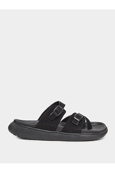 Styli Double Strap Buckle Toe Ring Sandals