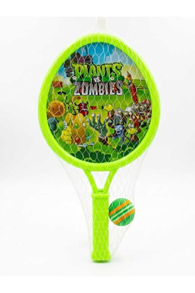 Plants Vs Zombies مجموعة مضارب تنس الشاطئ للأطفال مع كرة - لعبة رياضية خارجية...