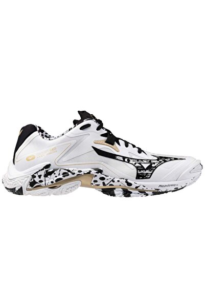 MIZUNO Ghete de volei Wave Lightning Z8 FW 2025-Alb/Auriu-45