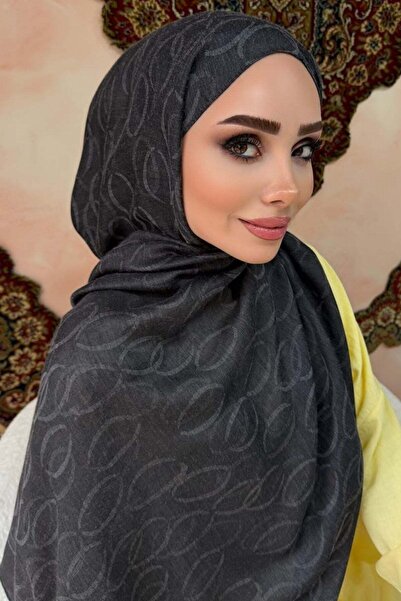 Hazamoda شال جاكار بنمط O مدخن