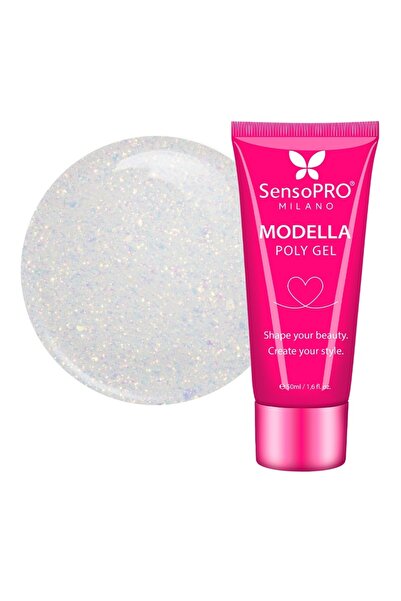 SensoPRO Milano Polygel MODELLA - Praf de zâne, 50ml