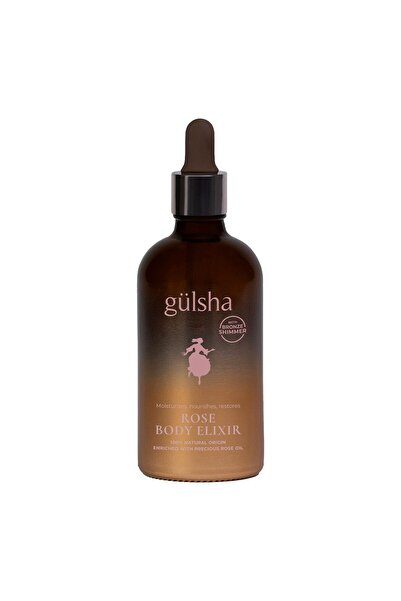 GULSHA HOME Sparkling Rose Body Elixir Bronze - Moisturizing Body Oil 100 ml