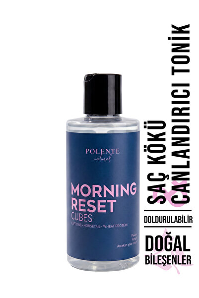 Polente Natural MORNING RESET CUBES - Saç Kökü Canlandırıcı Dondurulabilir To...