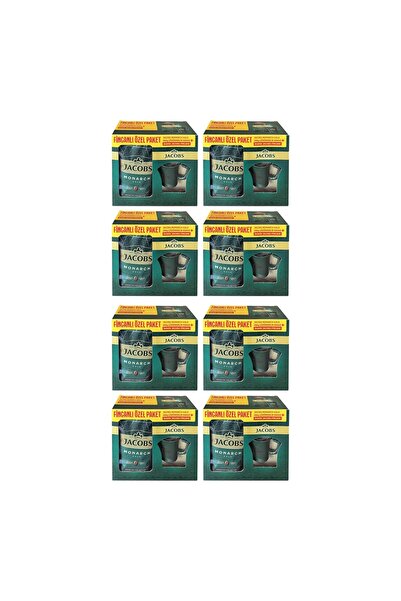 Jacobs طقم أكواب مونارك جولد 200 جرام × 8 قطع