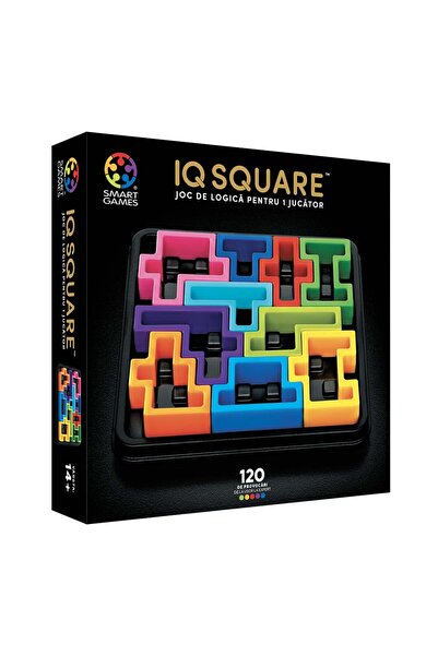 Smart Games Joc de logica cu 120 de provocari, Smart Games, IQ Deluxe, Square