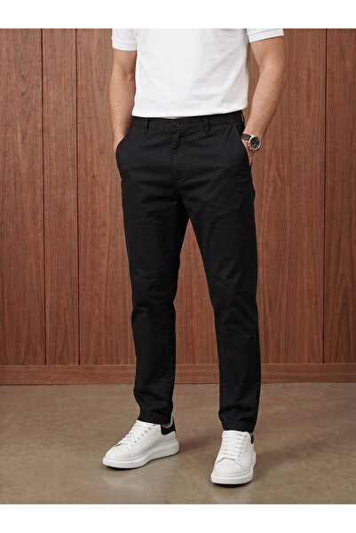 LUMAST Osnovni Slim fit Chino Lan Hlače
