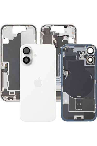 Apple Κάλυμμα Μπαταρίας Πίσω Γυαλί Μεσαίο Πλαίσιο iPhone 17 Πλήρη Αξεσουάρ Λε...