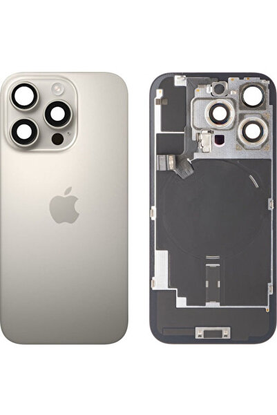 Apple Ανταλλακτικό Κάλυμμα Μπαταρίας iPhone 16 Pro Μπεζ Τιτάνιο