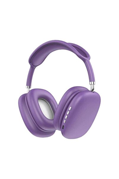 PopZa MZ-09 Wireless Over-Ear Headphones – Rechargeable Comfortable Noise Red...