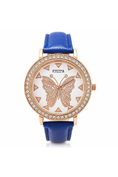 Watch Ceas dama, Casual, Francesca di Geneva, Albastru, FF305