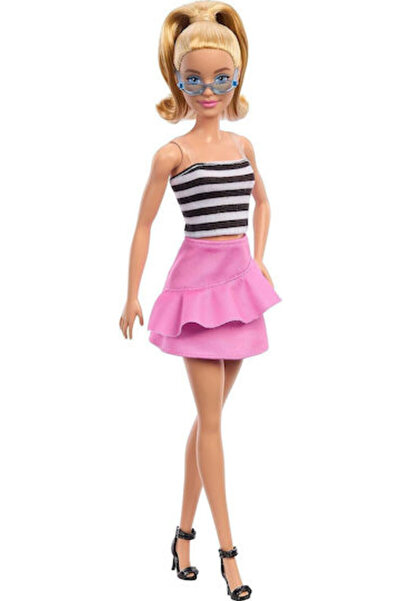 Barbie Μαύρη και Λευκή Κούκλα Μοδάτρια για Ηλικίες 3+ ετών, 30 εκ.