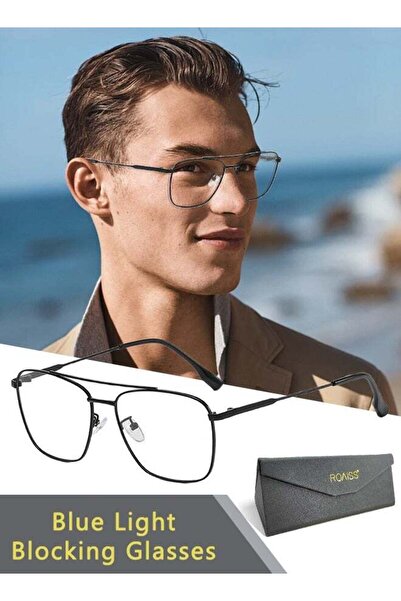 ROAISS Blue Light Blocking Glasses Blue Light Filter Computer Reading Gaming ...
