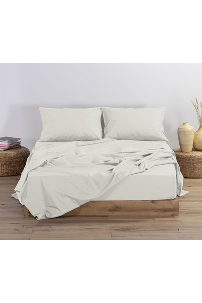 Nef Nef Homeware Nef Nef Εκρού Επίπεδο Σεντόνι 240x270 εκ.