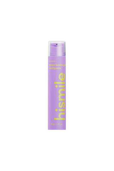 Hismile Pastă de dinți cu fluor și aromă de struguri, Grape Bubblegum, Hismil...