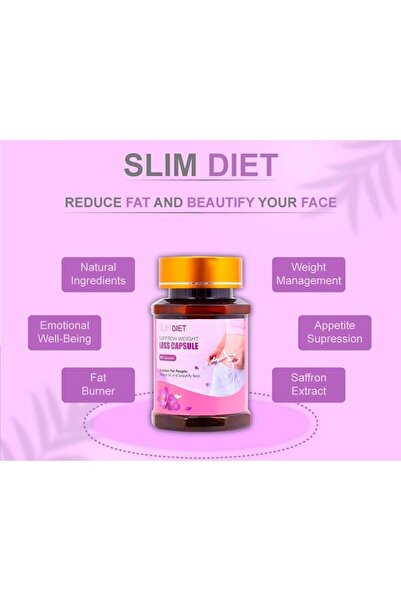 BEAUTY AMBITION Slim Diet Saffron Slimming Tea Bags and Capsules