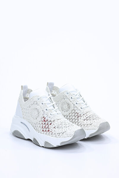 kajal ayakkabı Meli̇na Knitwear Knitted Detailed Casual Sneakers