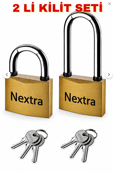 NEXTRA 2'li Kilit Seti- Bot Ve Çanta Kilidi - Asker Malzemeleri - Dolap Kilit...