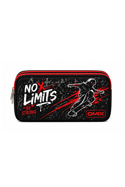 omix No Limits Double Compartment Pen Holder – Skateboard Series