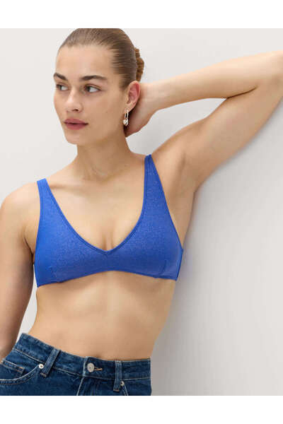 Marks & Spencer Parlak V‑Yaka Bikini Üstü