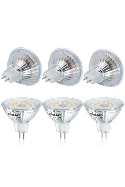 DiCUNO GU5.3 LED лампи 5W, заместват 50W халогенен прожектор, студено бяла св...