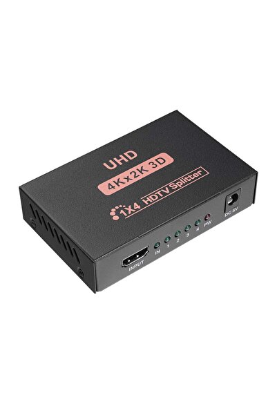 Powermaster هايتك HY-LU4 موزع HDMI بأربعة منافذ بدقة 4Kx2K
