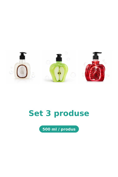 Tasty Set 3 Produse Tasty, Mix Cocos, Mar Piele Sensibila, Rodie