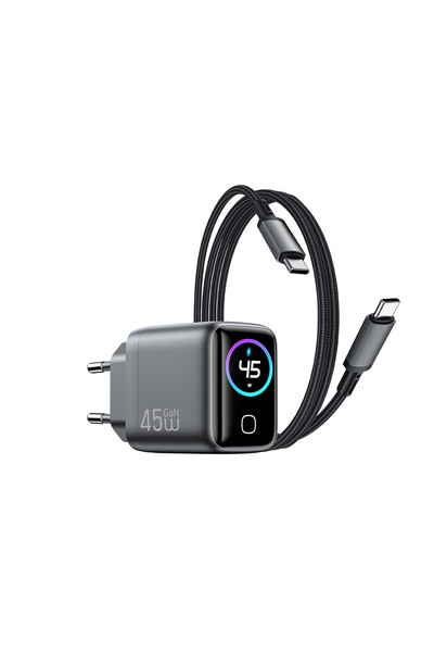 WIWU CHG500 Voyager Serisi GaN Teknolojili PD/QC TFT Göstergeli Hızlı Şarj Ba...
