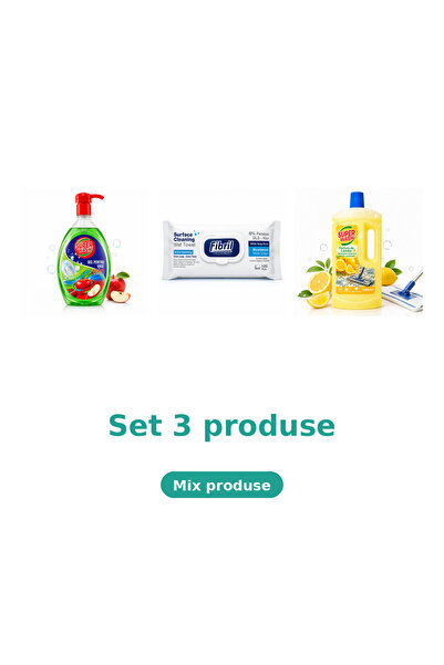 Fibril Bucatarie Complet, Set 3 Produse: Mar, Blue, Lamaie