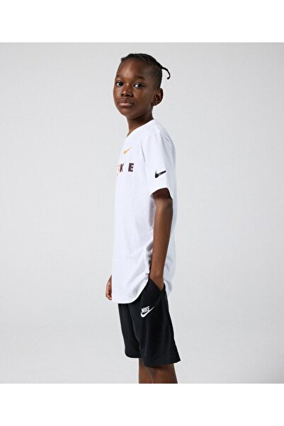Nike Swoosh Jersey Günlük Siyah Çocuk Şort