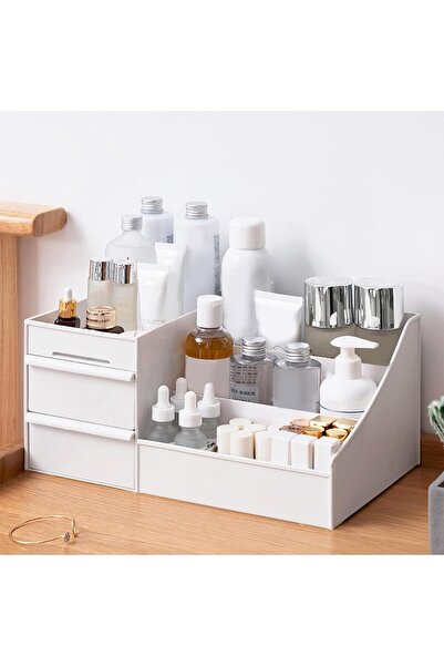 ORVILLA Cosmetic Organizer Box Plastic Storage Box for Stationery |   Makeup ...