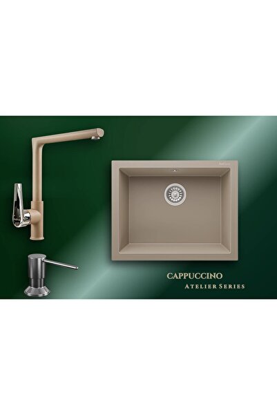 RealStone Cappuccino Atelier Series Gordion 60 K012 & Vesta Premium Mutfak Ko...