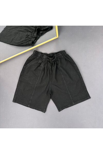 THEGENTMAN Raw Linen Shorts