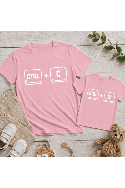 LORVEX Tricou oversize pentru Ziua Tatălui, combinație tată-copil, 100% bumba...