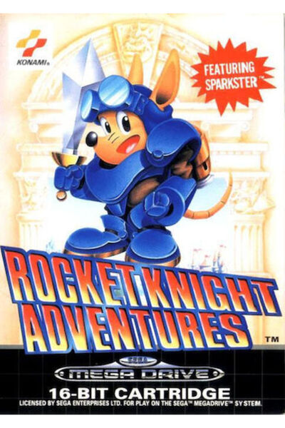 SEGA Ρόκετ Νάιτ Αντβέντσουρς Παιχνίδι Μέγκα Ντράιβ (Μεταχειρισμένο)