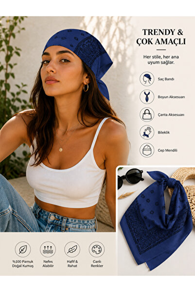 Bandana 100% Cotton Ethnic Pattern