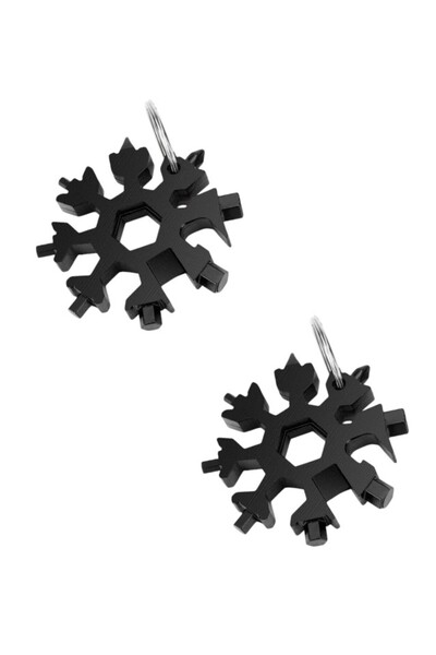 OEM Accesoriu negru -2 buc- tip surubelnita/inbus cu 8 capete, gen breloc